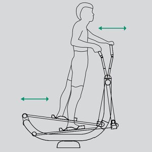 Aparat fitness bicicleta eliptica AF105