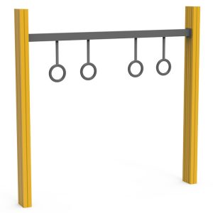 Aparat gimnastica bare tractiuni cu inele SW251