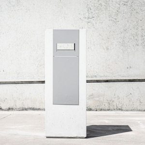 Scrumiera stradala din beton si otel UMM256