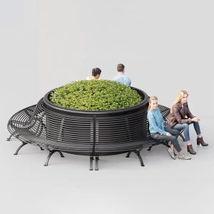 Jardiniera stradala UMM264 banci circulare