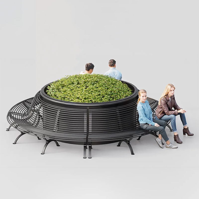 Jardiniera stradala UMM264 banci circulare