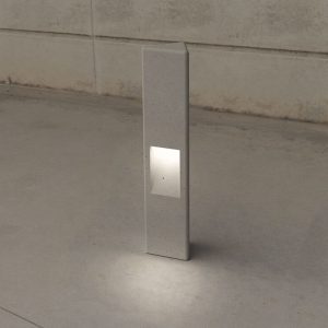 Stalp delimitator din beton cu lumina UM014 spatii publice exterioare