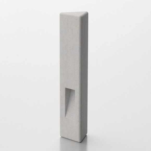 Stalp delimitator din beton cu lumina - imagine 2