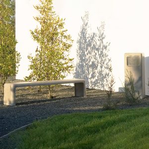 Banca stradala din beton UM830 amenajare parc gradina