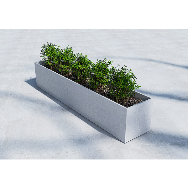Jardiniera dreptunghiulara din beton