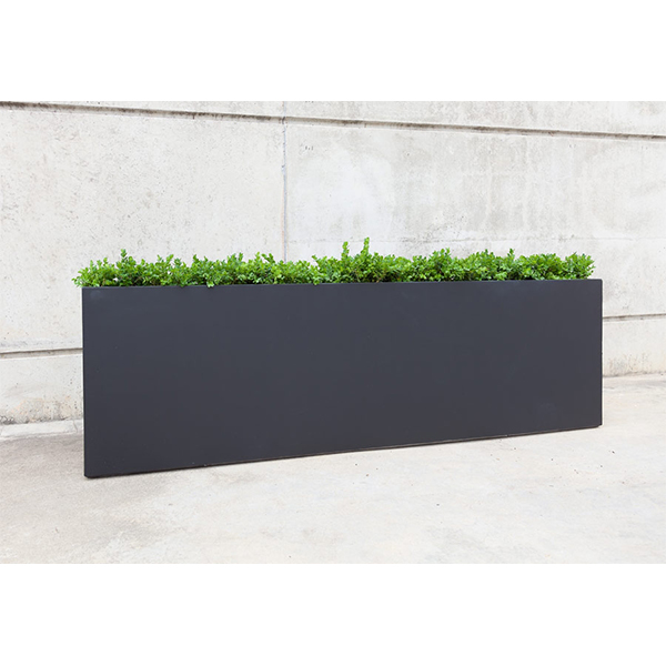 Jardiniera dreptunghiulara mare din beton armat