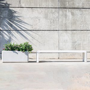 Jardiniera dreptunghiulara din beton UM861 amenajare urbana