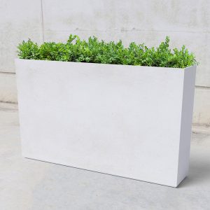 Jardiniera dreptunghiulara mica din beton UM878 plante naturale