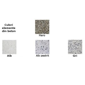 culori beton mobilier urban