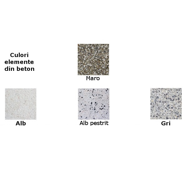 culori beton mobilier urban