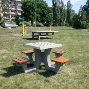 Masa de sah din beton ES185