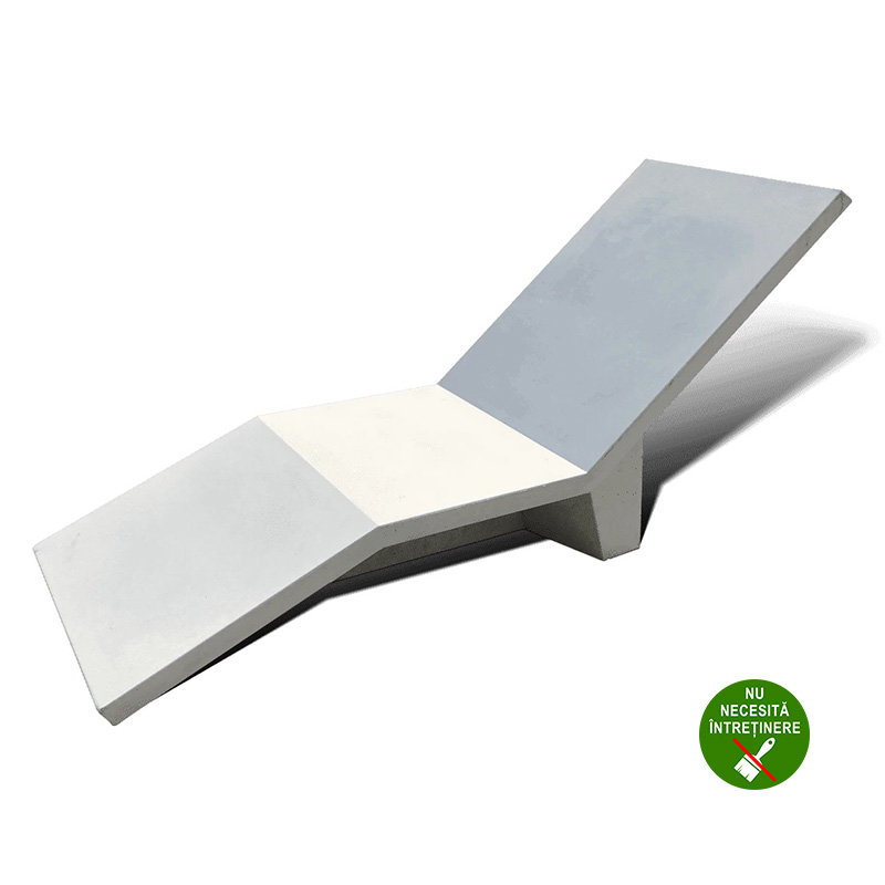 Sezlong stradal din beton si lemn UM627 urban market srl