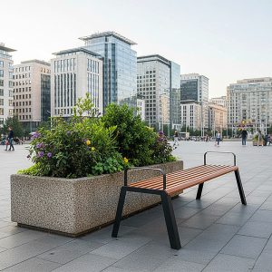 Banca stradala simpla cu sau fara cotiere UM1651