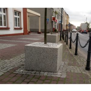 Jardiniera stradala simpla patrata din beton diverse marimi UM1874
