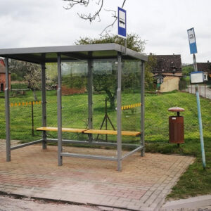 Statie moderna de autobuz cu banca UMM002