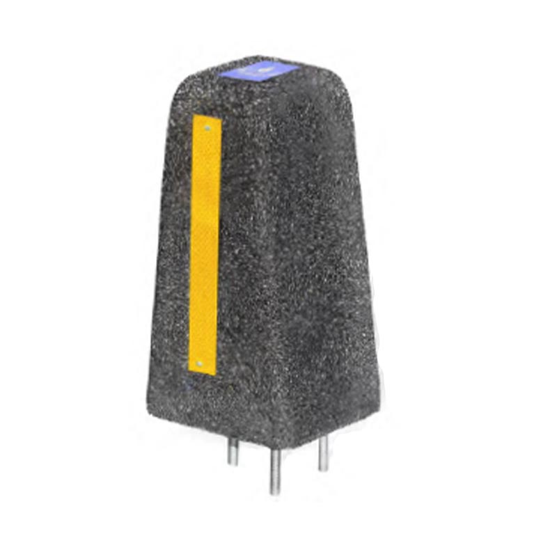 Bolard din beton cu banda reflectorizanta UM2371