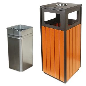 Cos stradal din otel si rigle plastic compozit UM2508 cuva otel