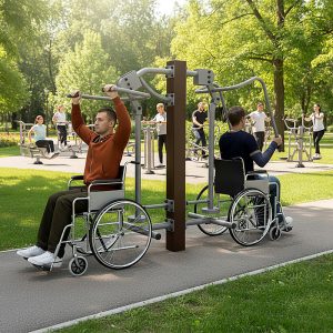 Aparat fitness Pectorali pentru persoane cu dizabilitati AF116