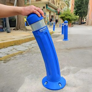 Bolard antiparcare UM4650 flexibil banda reflectorizata