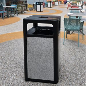 Cos de gunoi stradal cu scrumiera UM3227 Urban Market SRL