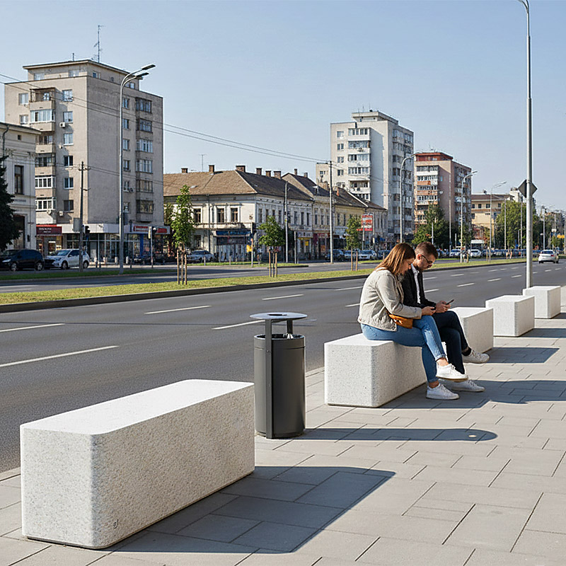 Banca stradala din beton M110 oras
