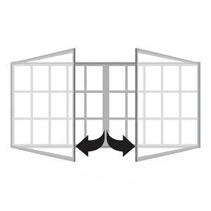 Panou stradal de informatii cu stalpi UM1902 deschidere reversibila