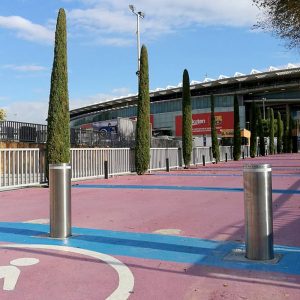 Stalp delimitator stradal retractabil UMM172 centru comercial