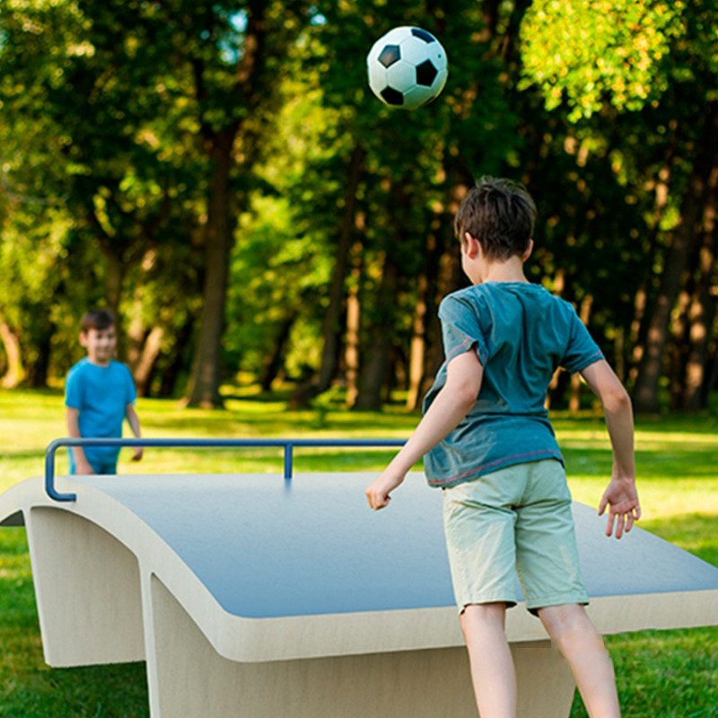Masa de teqball multisport din beton UMA100