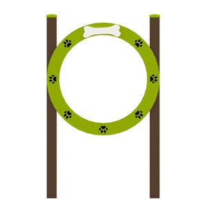 Obstacol agilitate Cerc pentru sarituri AGYP104, Urban Market SRL