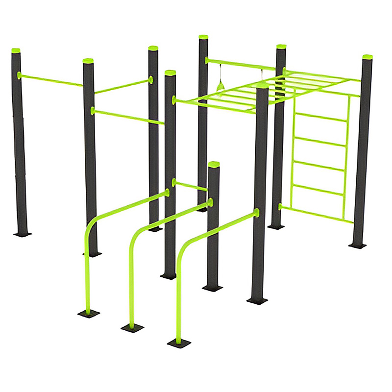 Aparat fitness complex 7 zone AF505 set gym in aer liber
