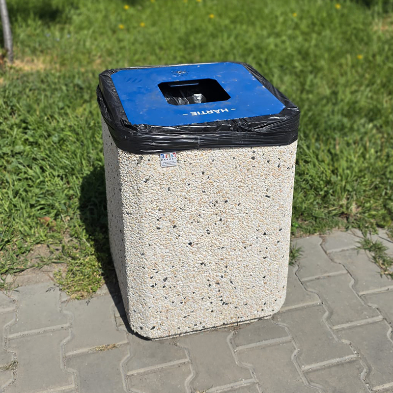 Cos de gunoi din beton UMK314 - Urban Market SRL