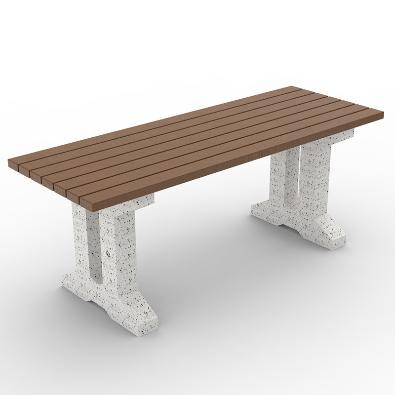 Masa din beton de exterior M414 blat lemn