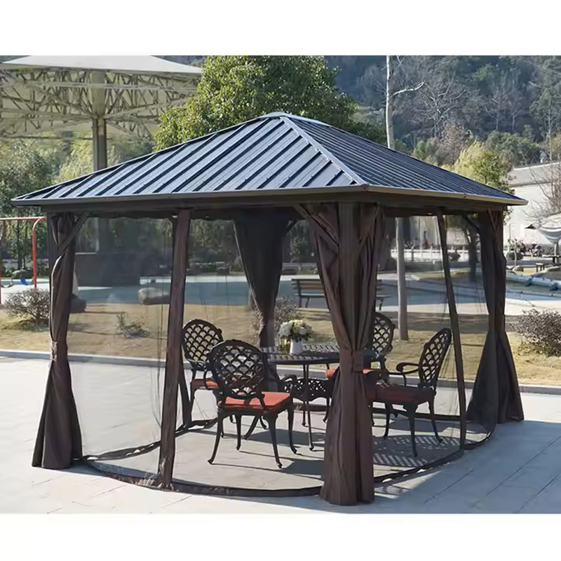 Pavilion-cort gradina din aluminiu UMW07