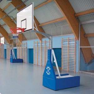 Cos mobil de baschet mobil ES770 interior sala sport