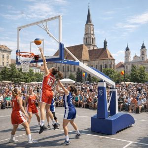 Cos mobil de baschet ES795 concurs 3x3