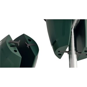 Ghiveci de flori suspendat pentru exterior UMSR102 sistem prindere balustrada