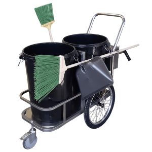 Carucior de curatenie pentru 2 pubele umc106
