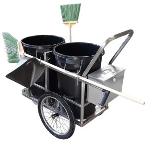 Carucior de curatenie pentru 2 pubele UMC106