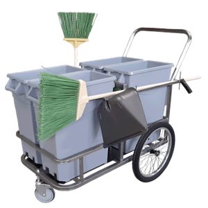 Carucior de curatenie pentru 4 pubele UMC107 urban market srl