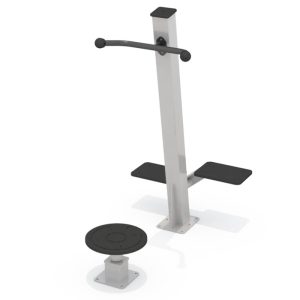 Aparat fitness Stepper si Twist AFP101 sport exterior