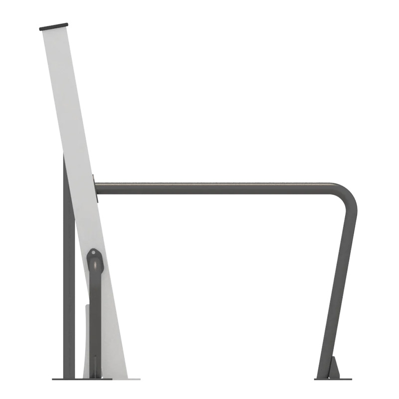 Echipament fitness exterior Bara tripla pentru flotari si tractiuni AFP103 vedere lateral