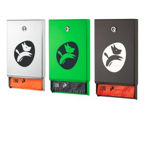 Dispenser din inox pentru pungi pentru caine UM649