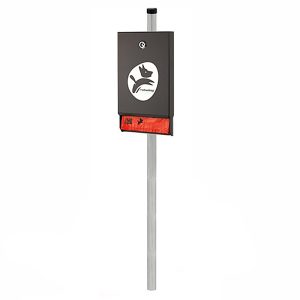 Dispenser din inox pentru pungi pentru caine UM649