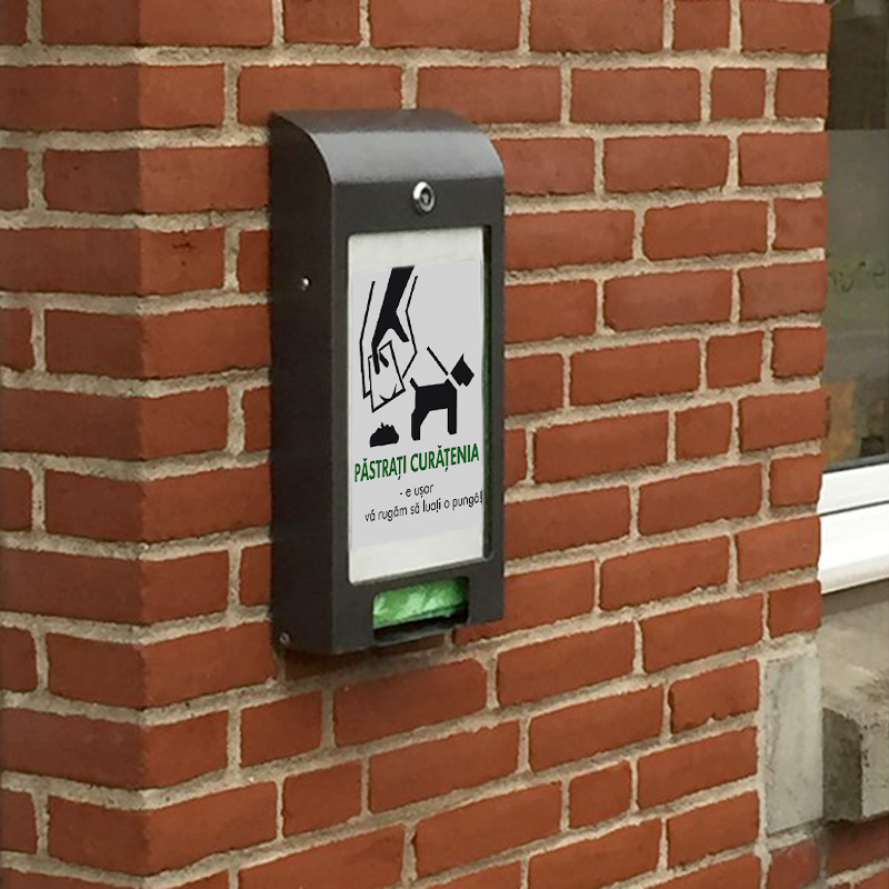 Dispenser pentru saci pentru caine UM647 montare perete
