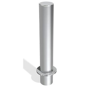 Stalp delimitator stradal din inox UM646 flansa ridicata