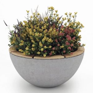 Jardiniera rotunda din beton UMJM106