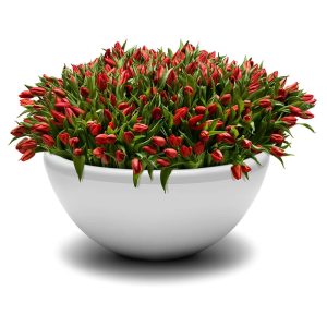 Jardiniera rotunda din fibra de sticla UMJM110