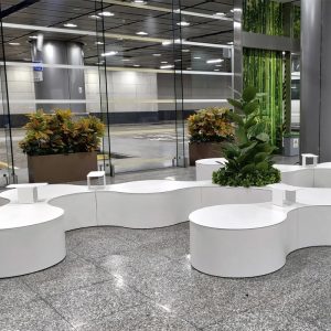 Masa metalica pentru banci modulare UMJM119