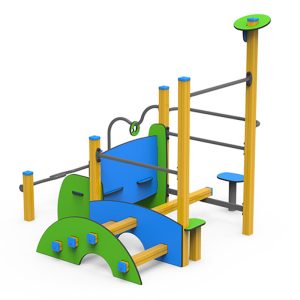 Echipament fitness seniori SW280 lemn