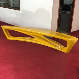 Banca din fibra de sticla GRP UMH04 amenazare interior
